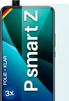 Produktbild von moex® 3x Schutzfolie kompatibel mit Huawei P smart Z - Displayschutzfolie dünn Folie, Klar
