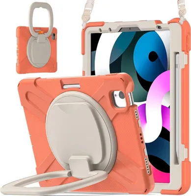 Obrázek produktu pro Pouzdro pro iPad Pro 5 12,9" se stojánkem a držákem stylusu oranžové