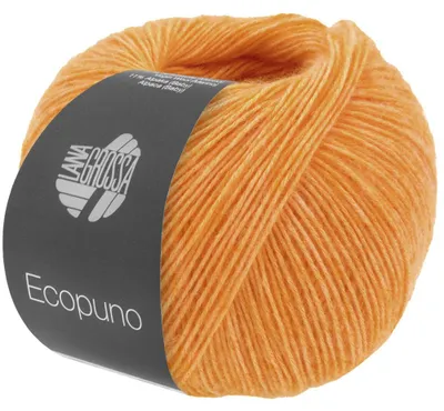 Produktbild von Lana Grossa ECOPUNO 50 g Superweiches Netzgarn aus Baumwolle Farbe 216 - Safrangelb