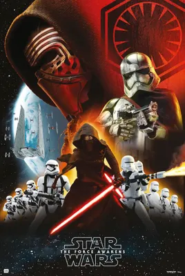 Image de Star Wars EP7 Empire Black Episode7 Poster Taille 61x91,5