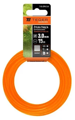 Imagen del producto de Hilo de corte / Cuadrado / 3,0 mm / 15 m / TEGER