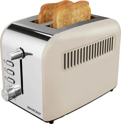 Produktbild von Silvercrest Doppelschlitz-Toaster Taupe STEB 920 A1 Toaster