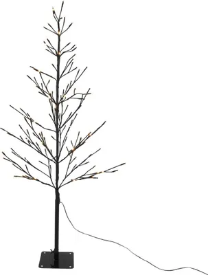Produktbild von LED-Weihnachtsbaum schwarz 120cm