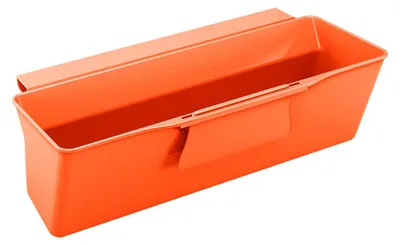 Produktbild von Auffangschale für Küchenabfälle zum Einhängen Abfall Behälter Orange