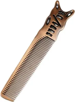 Produktbild von Aluminium-Kopfhautmassagekamm, Entwirrungskamm, antistatischer Stylingkamm, Friseurwerkzeugkamm