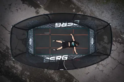 Produktbild von BERG Trampolin rechteckig Ultim Pro Bouncer Regular 5 x 3 m + Safety Net DLX XL