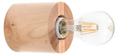 Produktbild von Wandleuchte, Holz, Landhausstil, H 10 cm