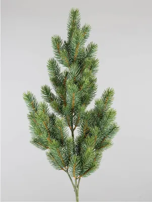 Produktbild von künstlicher Tannenzweig mit Draht H. 88cm grün Formano Winter