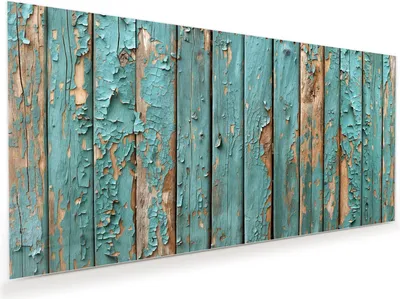 Produktbild von Glasbild 100x50cm in XXL für Wohnzimmer, Schlafzimmer Motiv Abblätternde Farbe