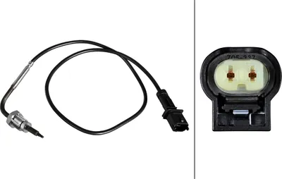 Produktbild von HELLA 6PT 010 376-661 Abgastemperatursensor für FIAT PANDA (169) 590mm