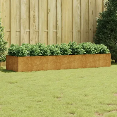 Productafbeelding van Maison Exclusive - Verhoogde plantenbak 280x80x40 cm, cortenstalen uitvoering