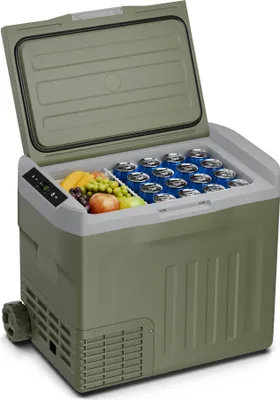 Zdjęcie produktu dla Klarstein PolarForce 40-Liter- Kühlbox – Elektrische Kompressor-Kühlbox mit LCD-Bedienfeld, -20°C bis 20°C, Dual Power (12V/230V), ECO-Modus, Ideal für Camping und Road-Trips, Gefrierbox