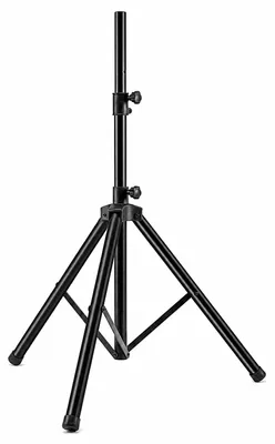 Image de Pied de haut-parleur - Réglable 107 à 178 cm - Pliable - Noir
