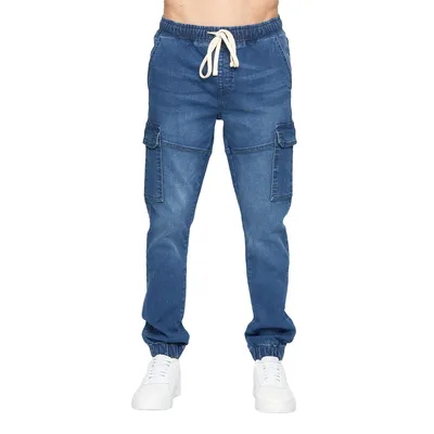 Obrázek produktu pro Crosshatch - Pánské džíny "Malimore" cargo BG1392 (32L) (praní na kámen)