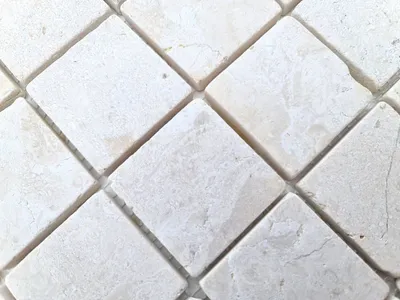 Produktbild von Handmuster Mosaikfliese Marmor Mosaik THUMBNAIL weiß Küche Badezimmer Duschboden MOS40-T48W_m