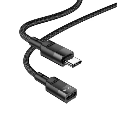 Produktbild von Adapter OTG USB C auf USB C Hoco 3A 1.2 m U107 schwarz