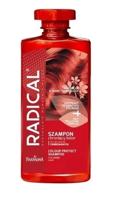 Zdjęcie produktu dla Radical, Szampon chroniący kolor do włosow farbowanych, 400 ml