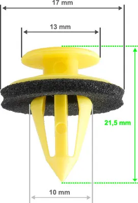 Produktbild von Befestigung Clips Plastik Nieten Druckniete Türverkleidung C0