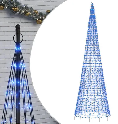 Imagen del producto de Árbol de Navidad LED, 1534 luces azules, 500 cm (vidaXL)
