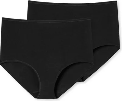 Produktbild von Schiesser Damen 2 er Pack Maxi Gr. 40  schwarz
