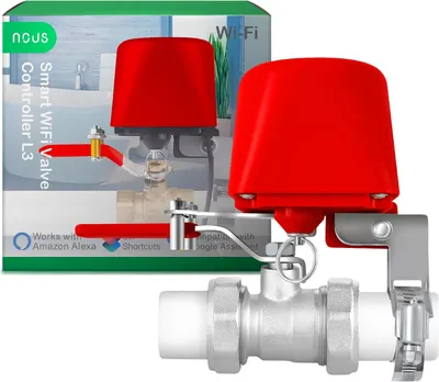 Productafbeelding van Wifi Waterkraan Elektrisch, Google Assistant, Amazon Alexa Compatible, NOUS Smart Home TUYA smart life, Timer Tuinberegening Slim, Waterkraan WLAN