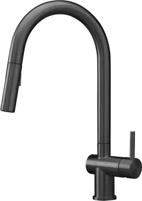 Produktbild von Reginox Armatur R38819 FLINT GUN METAL II mit ausziehbarem Auslauf / Küchenarmatur / Einhebelmischer / Mischbatterie