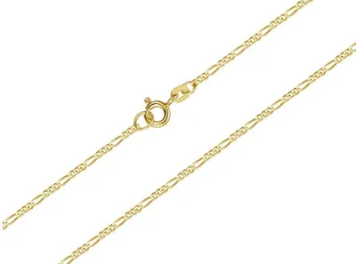 Produktbild von SILBERKETTEN STORE Figarokette 1,5mm - echt 585 Gold, Länge wählbar von 38-70cm - 70cm