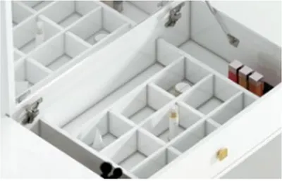 Produktbild von Konsolen Tisch Schminktisch Schmink Tische Konsole Schlaf Zimmer Sekretär Metall