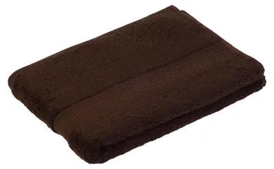 Produktbild von GÖZZE New York Duschtuch voluminöses weiches saugstarkes Baumwoll-Duschtuch mit Streifendesign Mocca Braun 70 x 140 cm