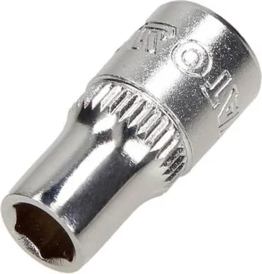 Zdjęcie produktu dla Yato YT-1405, Pojedynczy artykuł, Klucz nasadowy, Stal chromowo-wanadowa, 1/4", Chrom, 25 mm