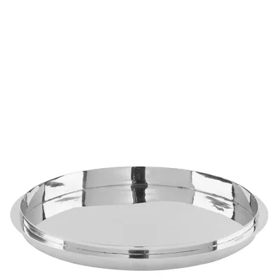 Produktbild von Fink TITAN, Tablett, Edelstahl , silber, H. 4 cm, D. 41 cm Höhe: 4.00 cm Durchmesser: 41.00 cm 155000