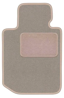 Productafbeelding van Velours bestuurdersmat voor BMW 2-serie G42 2021-2022 (coupé) – beige, op maat – Wielganizator LUX