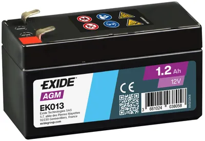Produktbild von EXIDE Versorgungsbatterie Batterie EK013 passend für MERCEDES-BENZ E-Klasse Limousine (W212) 97mm 43mm 58mm