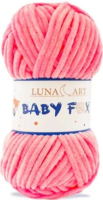 Produktbild von Luna Art Baby Fox Wolle Ultra Rosa: Weich, Plush, Ideal für Kinderprojekte