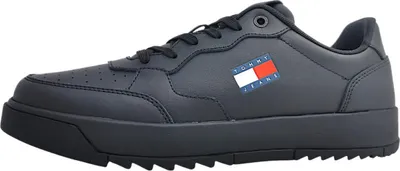 Productafbeelding van Tommy Hilfiger TJM Retro Herrenschuhe sportlicher Schnürer Schwarz Freizeit