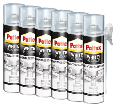 Produktbild von Pattex Montageschaum, 6x 500ml