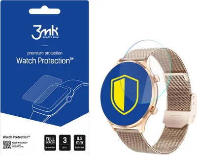 Produktbild von 3mk Display Schutzfolie Watch Protection fr Rubicon RNCF20 0,2mm (3 Stck)