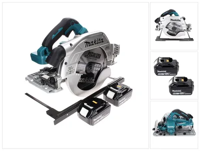 Obrázok produktu pre Makita DHS 900 G2 akumulátorová ručná okružná píla 36 V (2x 18 V) 235 mm bezkefová + 2x akumulátor 6,0 Ah – bez nabíjačky