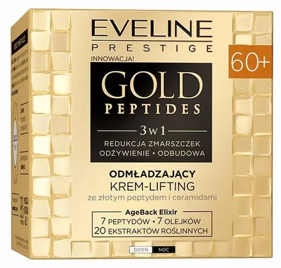 Zdjęcie produktu dla Eveline Cosmetics Gold Peptides – krem do twarzy, nawilżenie, regeneracja
