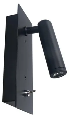 Zdjęcie produktu dla Kinkiet LED ACA COB 3 W 4000 K, metalowy, czarny, INYOKA 151BMB