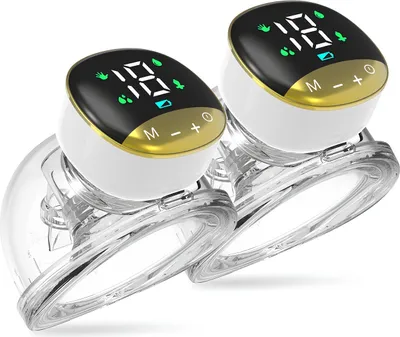 Produktbild von Cool-i® Electric Breast Pump-Hands-Free, Wearable & Wireless | 4 Modes, 12 Levels, Quiet, LCD Display, Leak-Proof, Double-Sealed 24mm Flange(Schwarz)