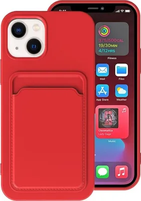 Produktbild von König Design Hülle kompatibel mit Apple iPhone 14 Plus Kunststoff Soft Handyhülle - Handy Case Rot