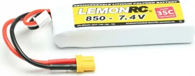 Produktbild von Pichler LiPo Akku LEMONRC 850 - 7.4V (35C) / 15706
