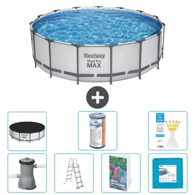 Immagine prodotto di Bestway Steel Pro MAX rotonda - 488x122 cm - 8 pezzi S602