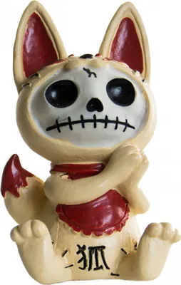 Produktbild von Kleine Kitsune Furrybones Figur Rotfuchs - die Geschenkidee für Anime Fans