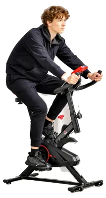 Zdjęcie produktu dla Rower treningowy do użytku w pomieszczeniach, regulowany opór, kompaktowa konstrukcja, MULTI