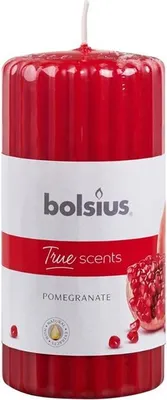 Zdjęcie produktu dla Świeca Bolsius Filar Żebrowany 120Mm Pomeg