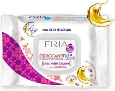 Image de Fria Desmaquillantes Plus Lingettes démaquillantes apaisantes 20 lingettes