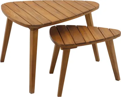 Produktbild von Miliboo - Couchtische aus Massivholz (2er-Set) ELQUI