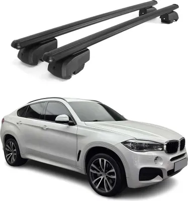 Immagine prodotto di Barre portatutto trasversali per BMW X6 F16 F86 2014-2019 2 pezzi in alluminio nero